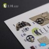 KELIK K72122 BF109-F2/F4 reconnaissance interior 3D decals for Fine Molds kit 1/72